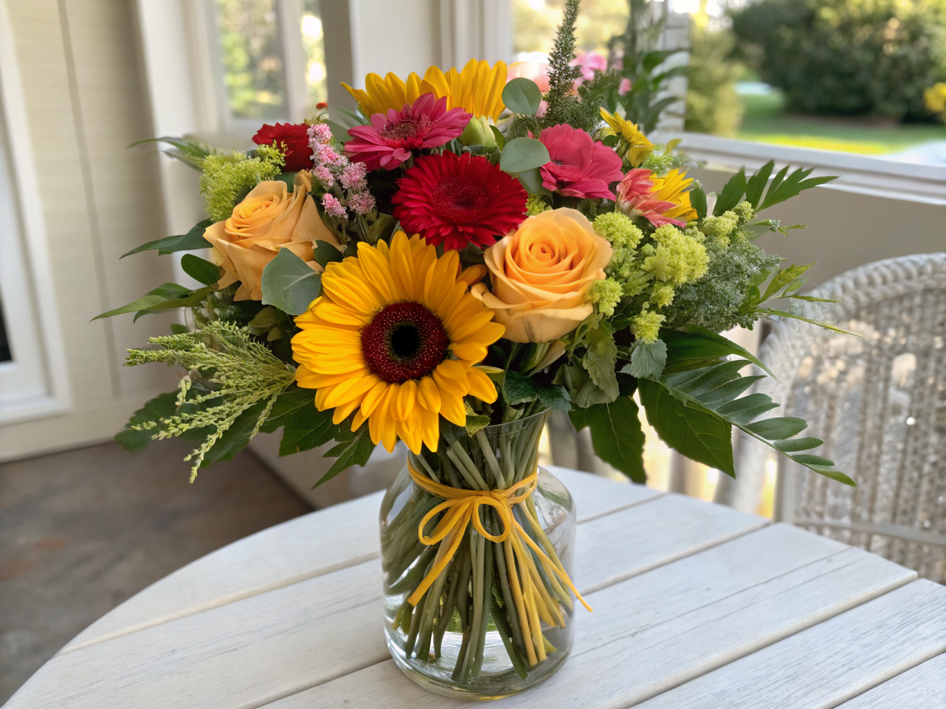 Fröhlicher Gerbera-Mix